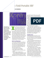 Advances in Field Portable XRF - Spectoscopy 07-02