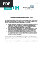 Download NIHR Funding Streams 2010 April by Jon_Reston SN30683197 doc pdf