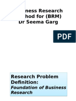 Research Problem Definition