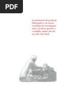 Levantamento bibliográfico sobre a história operária