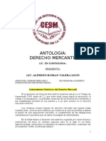 Antologia Derecho Mercantil Cesm