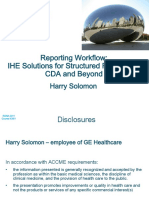 Reporting Workflow IHE SR CDA&Beyond RSNA2011
