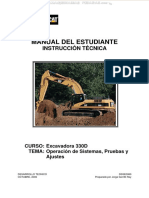 manual de escavadora 330D cat