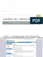 ASHRAE 90 in DesignBuilder