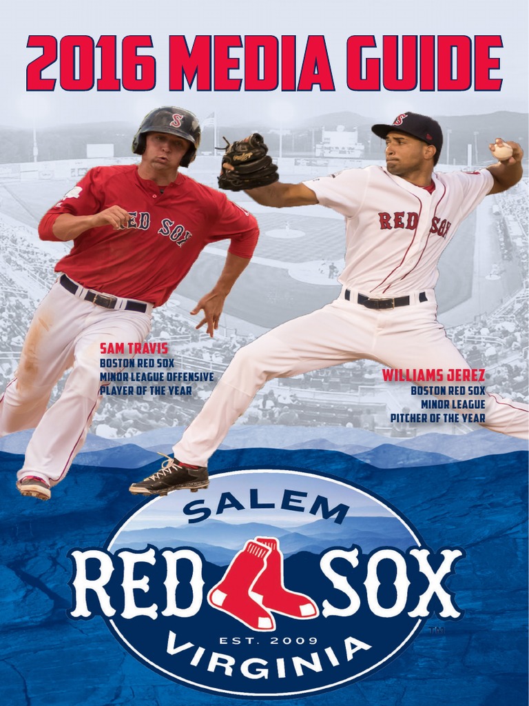 2016 Salem Red Sox Media Guide PDF Team Sports Ball And Bat Games