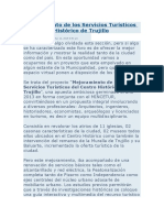 Mejoramiento de Los Servicios Turísticos Del Centro Histórico de Trujillo