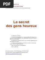 Le Secret Des Gens Heureux