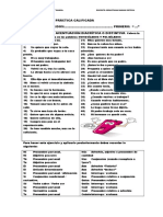 PRÁCTICA CALIFICADA Tildación Diacrítica Primero