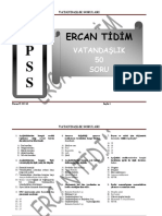 50 Vatandaşlik Sorusu (Ercan Hoca) PDF