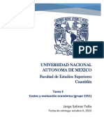 Costos y Evaluacion Economica Tarea 3