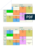 Horario Valdelomar Mañana 2016