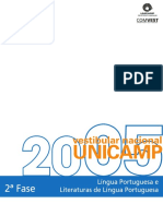 Vestibular UNICAMP 2005 - Língua Portuguesa