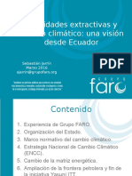 Actividades Extractivas y cambio climático Grupo Faro