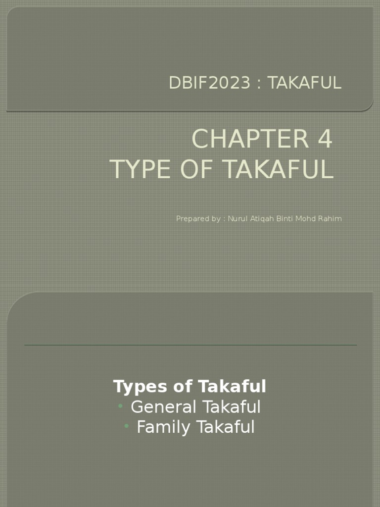Types Of Takaful Traffic Collision Employment