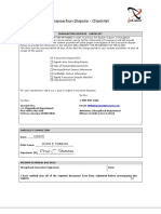 Paypal Mycash Dispute Form PDF