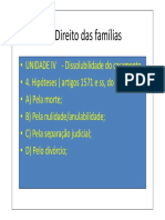 Do Direito Das Famílias.dissolução Do Casamento