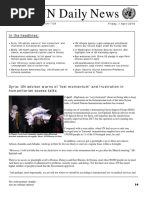 UN Daily News - 1 April 2016