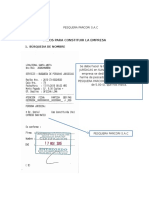 Pasos para Constituir La Empresa