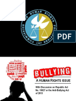 Bullying, A Human Rights Issue With RA10627