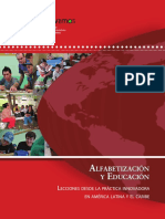 Alfabetización y Educación, Unesco 2013