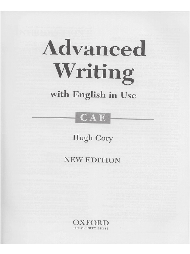 Advanced Writing - Cae (Pág 19-37) Normal | PDF