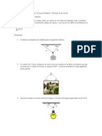 Ejercicios de Aplicación de La 1ra Ley de Newton