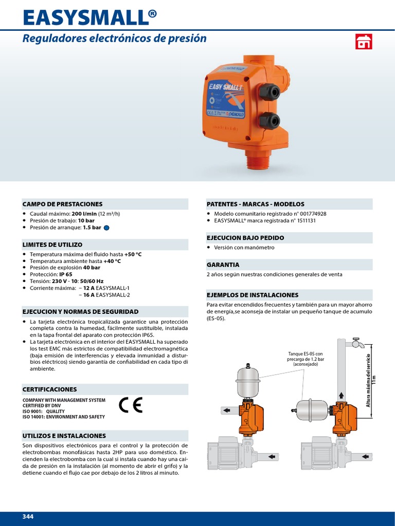 Control Electrónico EASYSMALL® | PDF