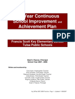 A 3-Year Continuous School Improvement n Achievement Plan
