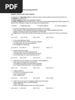 Verbal Reasoning - Argument, Assertion and Counter-Argument