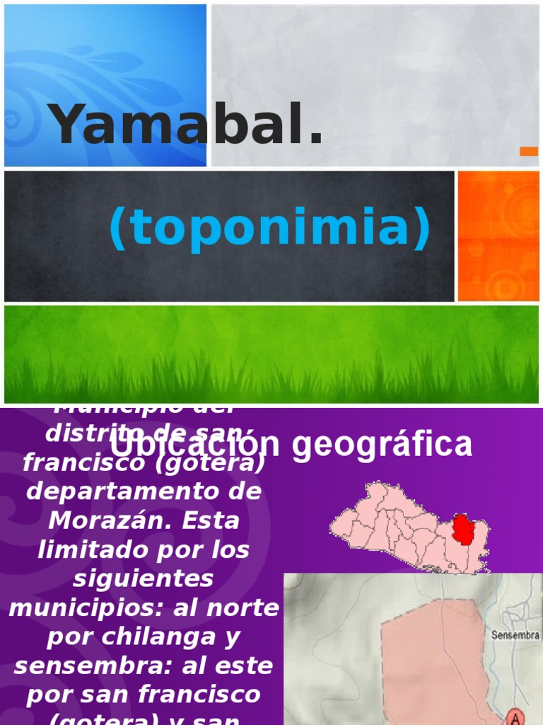 Yamabal: Geografía y Cultura en Morazán | PDF | Alimentos | Naturaleza