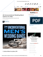 34 Unconventional Wedding Band Options for Men