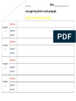 Worksheet Main Ideas and Supporting Details