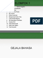 Gejala-Gejala Bahasa