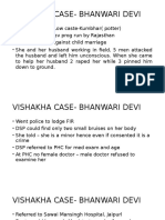 Vishakha Case-Bhanwari Devi