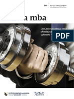 Informator 2016 - Studia MBA - Wyższa Szkoła Bankowa W Chorzowie PDF