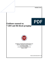 Guidance Manucal QC ABO RH Blood Grouping 26 03 2013 PDF