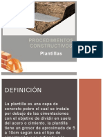 Plantilla de Concreto