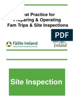 Best Practice For Preparing & Operating Fam Trips & Site Inspections