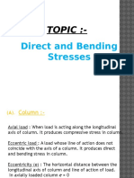 Direct & Bendng Stress.pptx