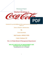 Market Strategy of Coca Cola Vijay Monga