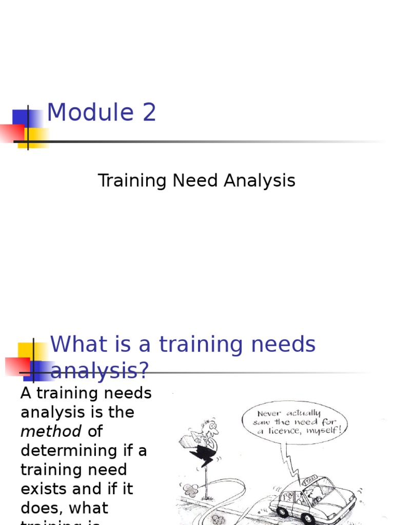 Training Needs Analysis Overview | PDF | Performance Appraisal | Employment