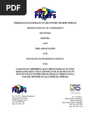 Memorandum of Agreement  PDF  Architect  Specification 