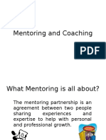 Mentoring and Coaching