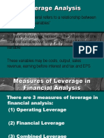 Leverage Analysis