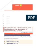 Study Plan For Preparing in SSC 2016