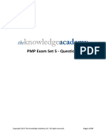 PMP Exam Set 5 - Questions