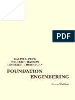 Foundation Engineering by Peck & Hanson