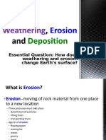 erosion and deposition weathering