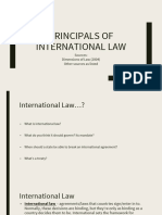1 Principles of International Law