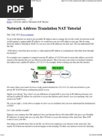 Network Address Translation NAT Tutorial